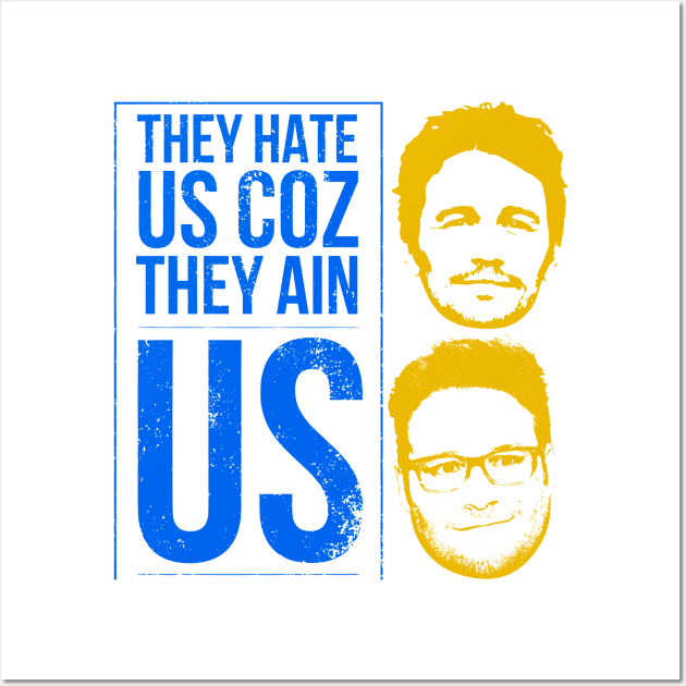 They hate us coz they ain us Wall Art by throwback